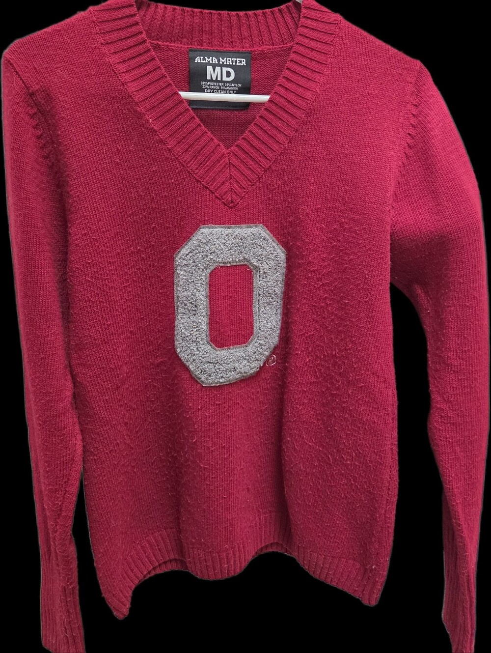 Alma Mater Brand Block O, Ohio State Sweater, M, Vintage